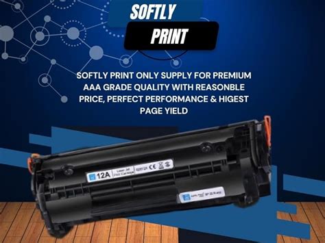 Softly Print 12A Toner Cartridge for HP 12A Q2612A High Yield ...