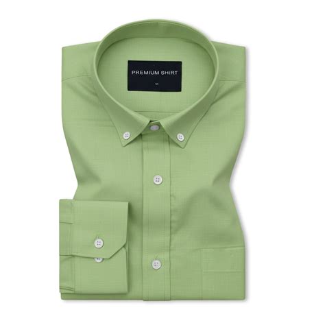 New Green Oxford Cotton Shirt For Men – Gentleman Label