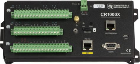 New CR1000X Datalogger: Campbell Update 4th Quarter 2017