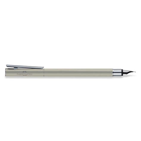Faber-Castell Neo Slim Matt Stainless Steel Fountain Pen | Germany ...
