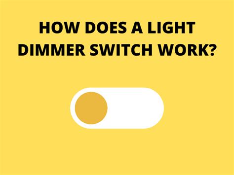 How Dimmer Switch Work 的图像结果