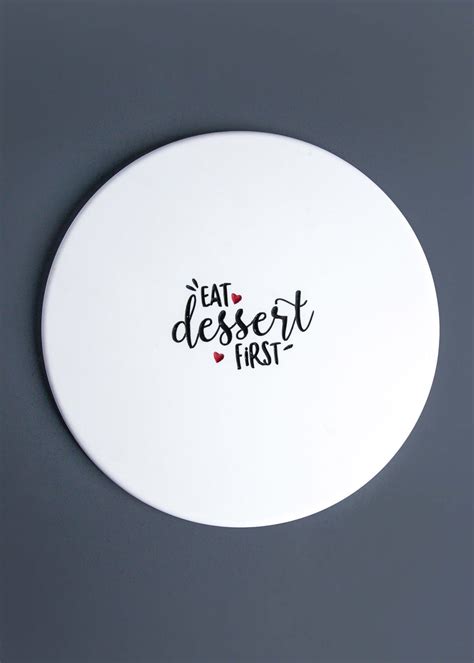 Get Eat Dessert First Printed Dessert Server at ₹ 1899 | LBB Shop