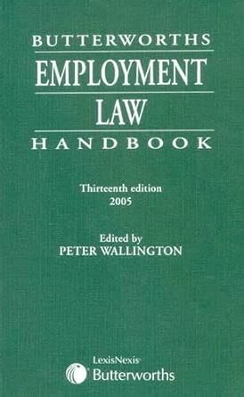 Buy Butterworths Employment Law Handbook Book Online at Low Prices in ...