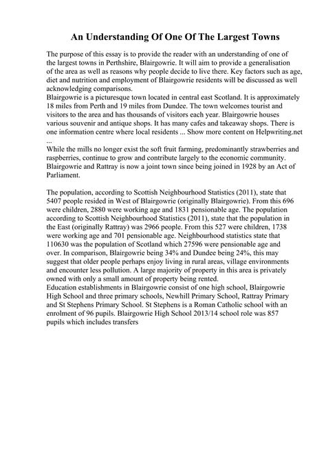 Extended Definition Essay Examples | PDF