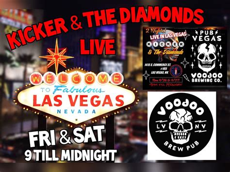 Kicker & The Diamonds LIVE IN LAS VEGAS! , Voodoo Brewing Co. - Vegas ...