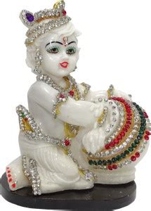 Paras Magic White Krishna Idol Decorative Showpiece - 28 cm Price in ...