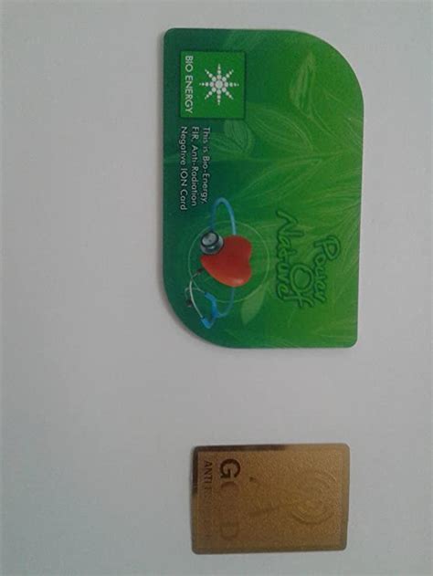 Gold Mobile Anti Radiation Chip and Nano Health Card : Amazon.in ...