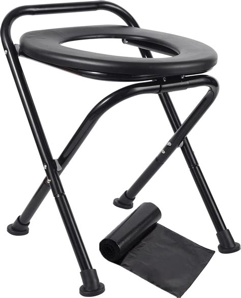 Buy 2022 Upgrade Camping Toilet, Portable Toilet Seat, Folding Toilet ...