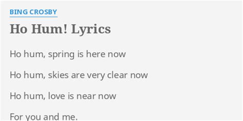 Image result for Hum Hum Hum Lyrics