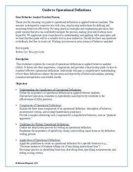 Image result for Operational Definitions Deming