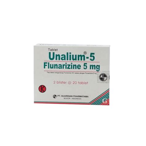 Unalium 5 Mg 20 Tablet - Alodokter Shop