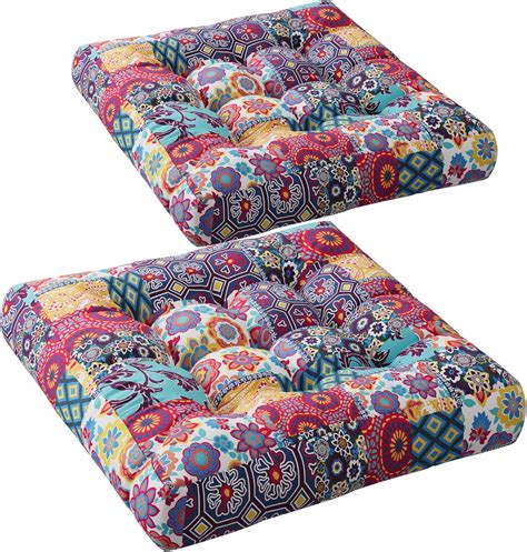 Amazon.com: Codi Floor Cushions Seating for Adults and Kids Set of 2 ...