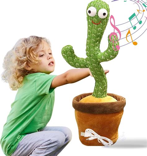 Buy GRAPHENE Talking Cactus Baby Toys for Kids with USB Cable ...