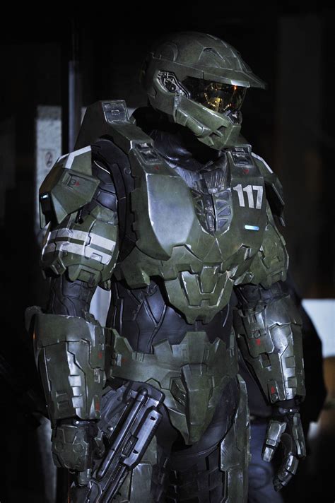 Master Chief armor, Halo 4: Forward Unto Dawn. A towering and faceless ...