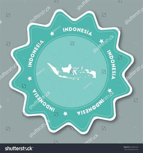 Image result for Indonesia Map Sticker