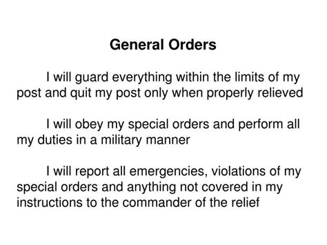 PPT - Guard Duty PowerPoint Presentation - ID:4154824