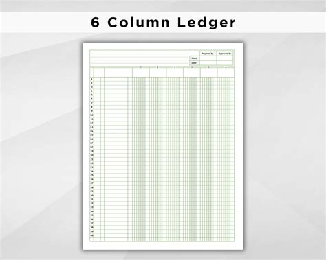 Image result for Ledger Columns