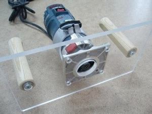 Image result for Homemade Hand Router Base