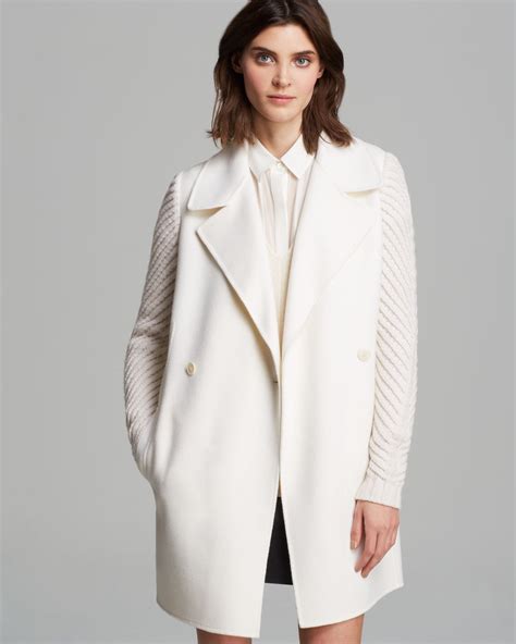 Ladies White Knitted Jacket at Layla Swallow blog