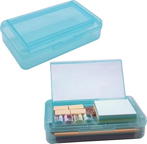 Amazon.com : Fallaloe 1 PCS Pencil Box,Double Layer Large Capacity ...