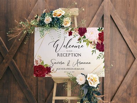 Buy Welcome Sign | Digital File | Customize | Sangeet, Mayian, Mehndi ...
