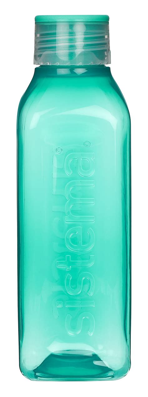Sistema Square Water Bottle | 725 ml | BPA Free Water Bottle | Seal ...