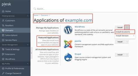 Image result for Plesk Server Setup