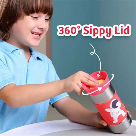 Rabitat 360 Playmate Insulated Tumbler Shyguy 390 ml For Kids of Age 3Y ...