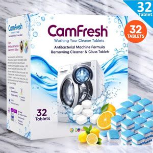 camfresh Washing Machine Drum Cleaner 32 Tablet Advanced Dishwashing ...