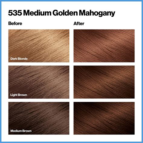 Medium Golden Mahogany Brown Hair Color
