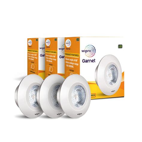 Wipro 2w intergrated spotlight Green(Pack of 3) : Amazon.in: Home ...