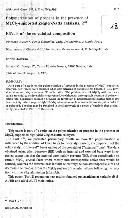 Image result for Polymerization of Propylene