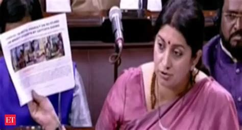Smriti Irani rakes up ‘Mahishasura martyrdom day’ issue in Rajya Sabha ...