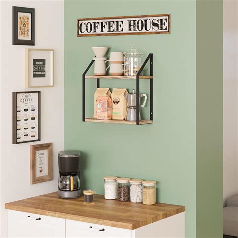 Buy Wallniture Modena 2-Tier Floating Shelf for Wall, Storage Shelves ...