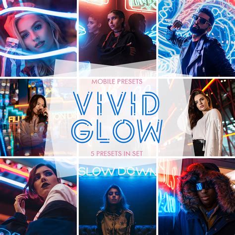 Vivid Glow Mobile Presets: Lightroom Photo Filters (5 Presets) - Etsy