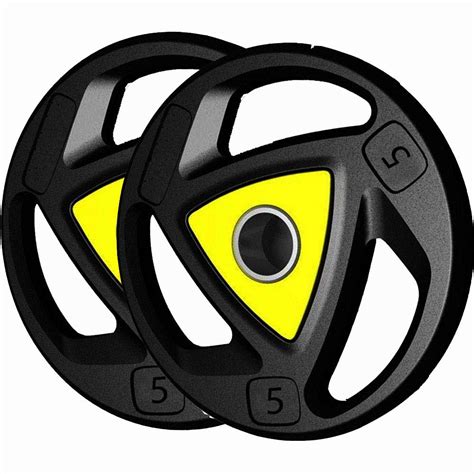 FratiiSingh's Olympic Barbell Rubber Plates (Packed in Pair) of 2.5 kg ...