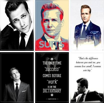 Harvey Specter QuotesPoster collection (Set of 6 Posters) Matte Finish ...
