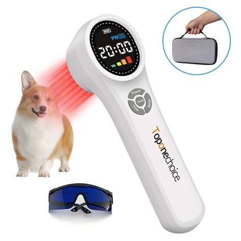 Toponechoice Red Light Therapy Device For Dogs 660nm & 810nm & 980nm Low Level Light Therapy For ...