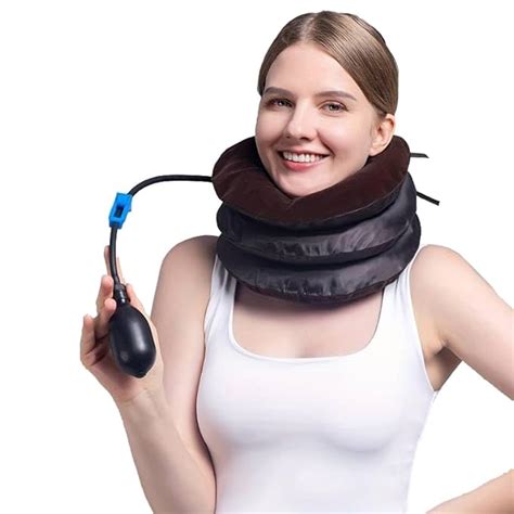 Buy Dimore Inflatable Neck Brace Pillow Cervical Neck Traction Device ...