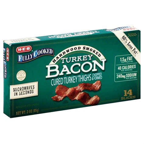 Buy HEB Fully Cooked Turkey Bacon Online Macao | Ubuy