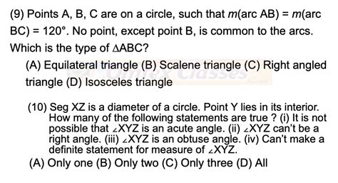 Education: Problem Set 3, Circle, Maths II, SSC 10th Standard, Maharashtra,