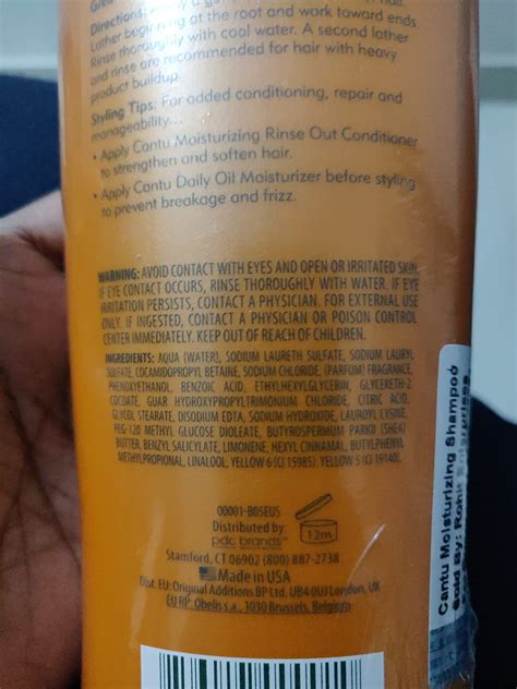 Buy Cantu Shea Butter Moisturizing Cream Shampoo, 13.5 Ounce Online at ...