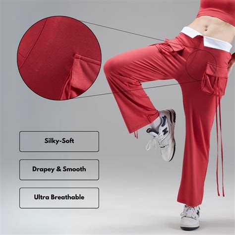 Red Nomad Cargo Pants – CAVA Athleisure Pvt Ltd