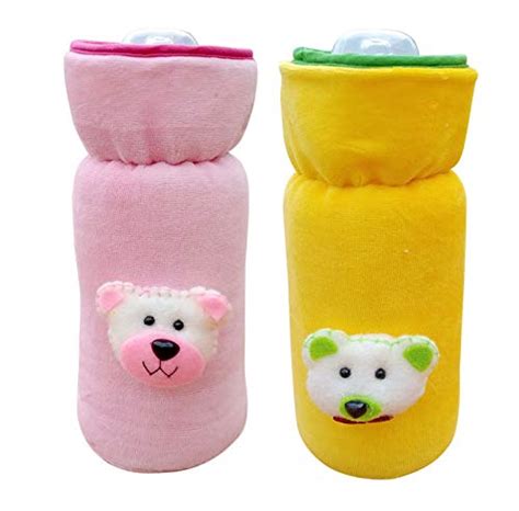 Buy THE LITTLE LOOKERS Bottle Cover for Feeders Soft Plush Stretchable ...