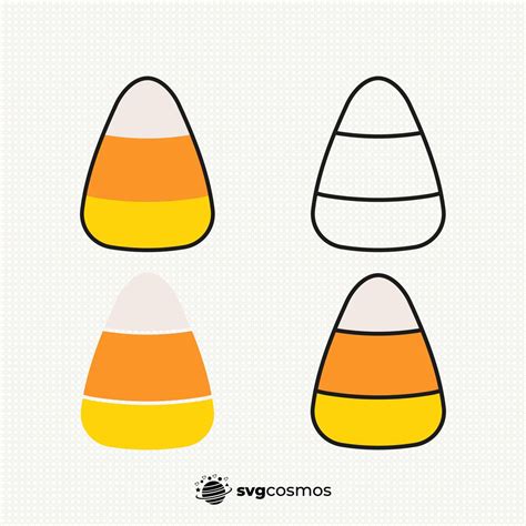 Candy Corn svg clipart – svgcosmos