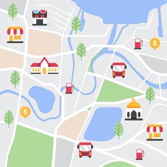 Image result for Basic Blank Town Map