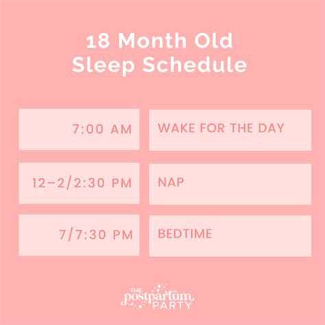 18 Month Old Sleep Schedule (Naps & Bedtime)