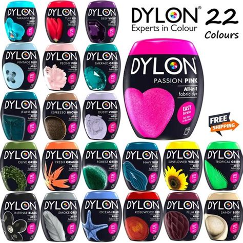 Buy Dylon Washing Machine Hand Fabric & Clothes Dye Pod 350g Powder 22 ...