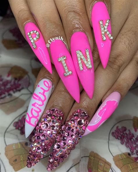 Happy pink birthday baby 😍😍😍 @im.just.niece is about that nail life ! # ...