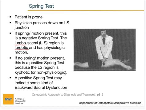 Image result for Pelvic Spring Test